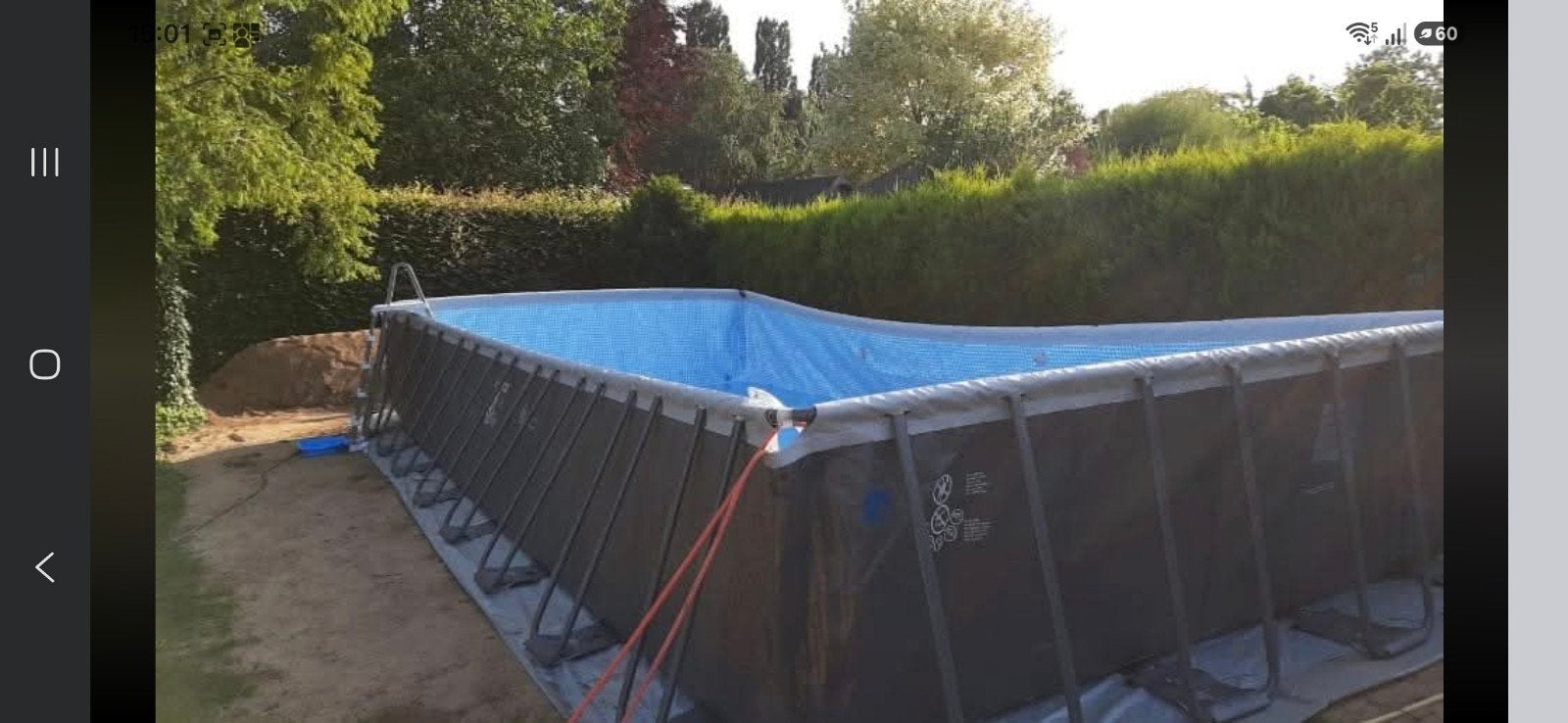 Intex Ultra XTR 975x488 Onderdelen: Frame, Pompen,zout inst., Ophalen, Gebruikt