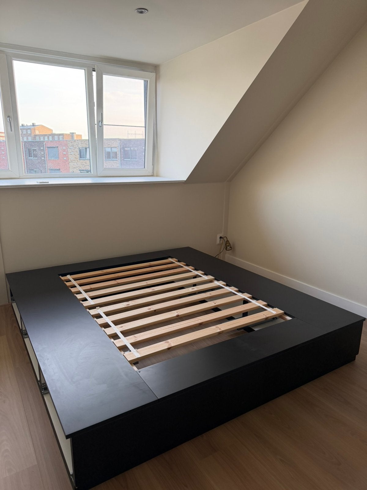 Ikea Nordli bed | 180x200 | als nieuw | tweepersoonsbed, Ophalen, Tweepersoons, Zo goed als nieuw, 180 cm