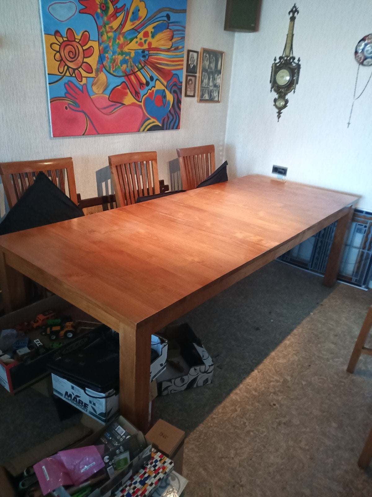 6 stoelen, Huis en Inrichting, Ophalen, Gebruikt, 100 tot 150 cm, 200 cm of meer