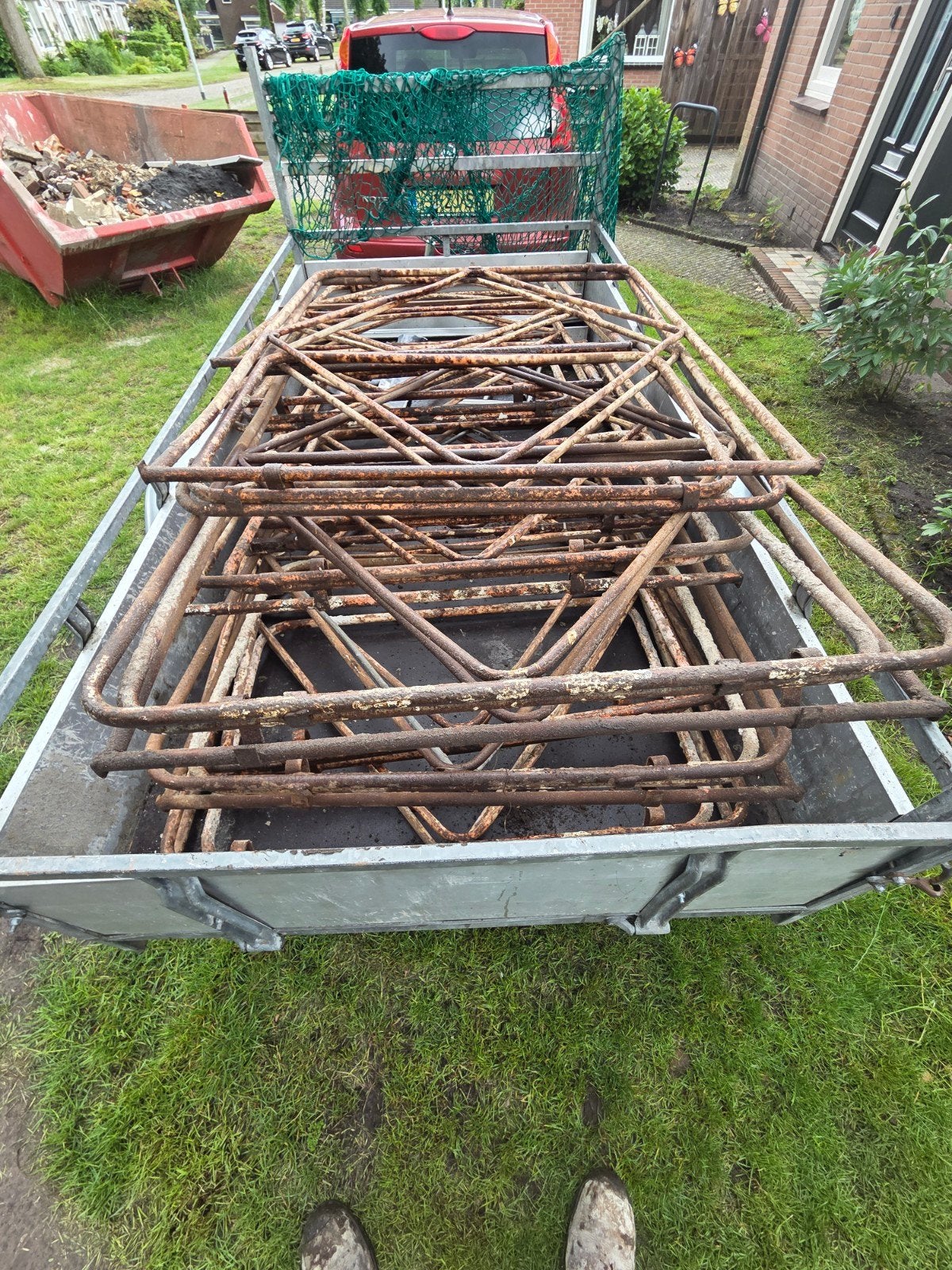 Metselschragen voor weinig. Totaal 9 stuks., Ophalen of Verzenden, Gebruikt, Gevelsteiger, Minder dan 2 meter