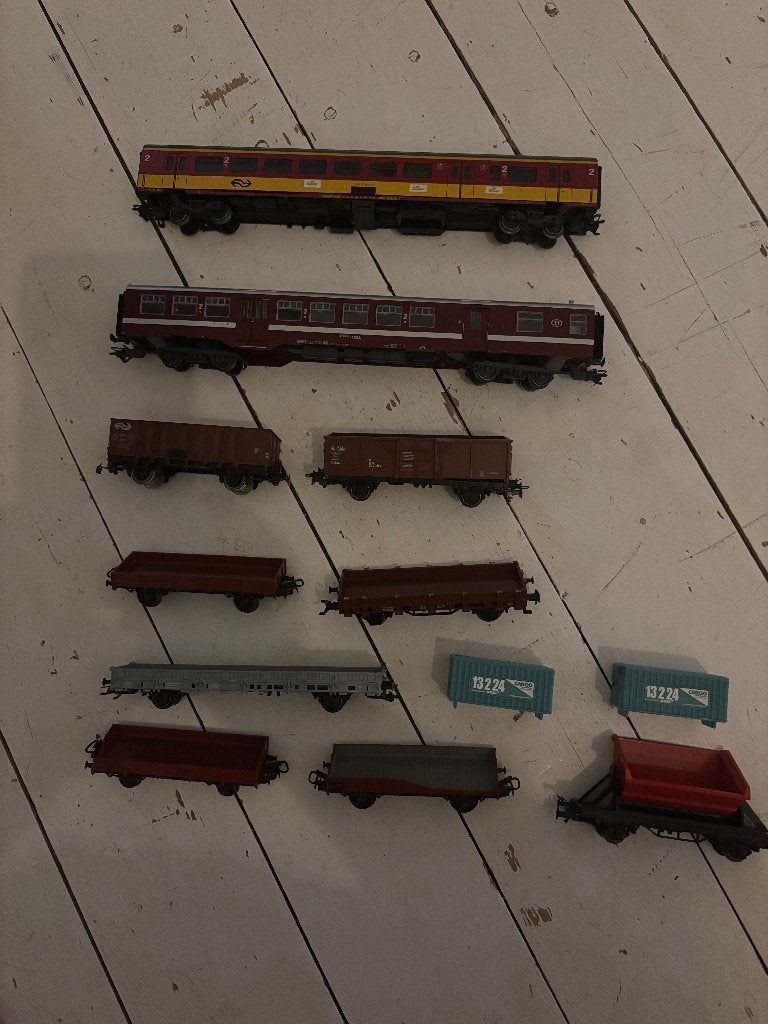 Marklintreinen H0, Hobby en Vrije tijd, Modeltreinen | H0, Ophalen, Gebruikt, Gelijkstroom, Wagon