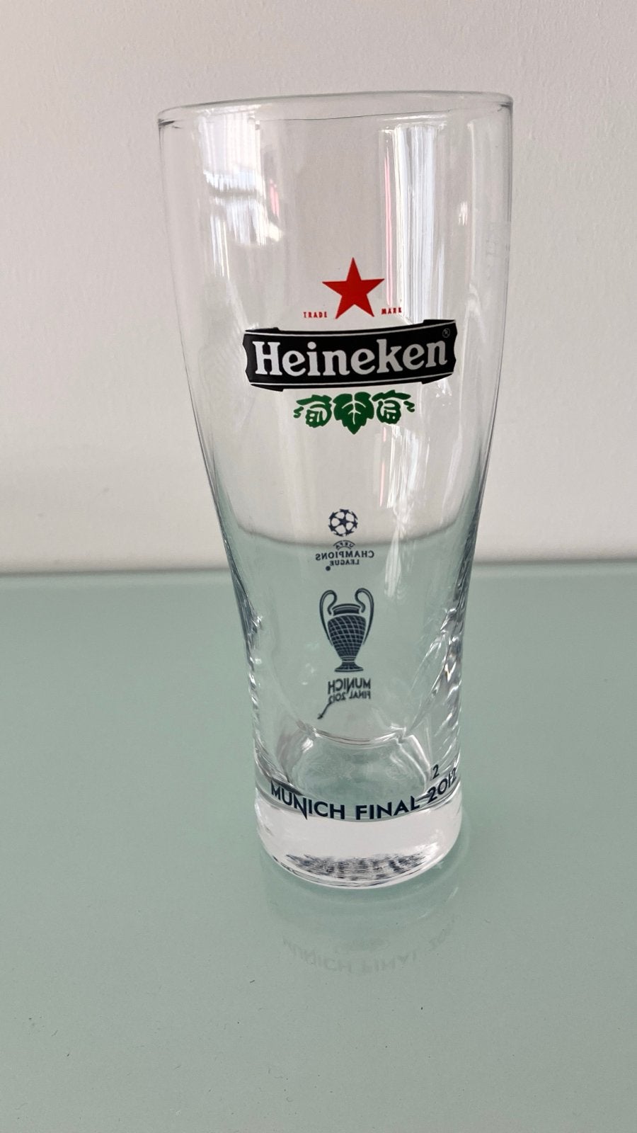 Heineken Champions league  Glas - München Finale 2012, Ophalen of Verzenden, Nieuw, Overige typen