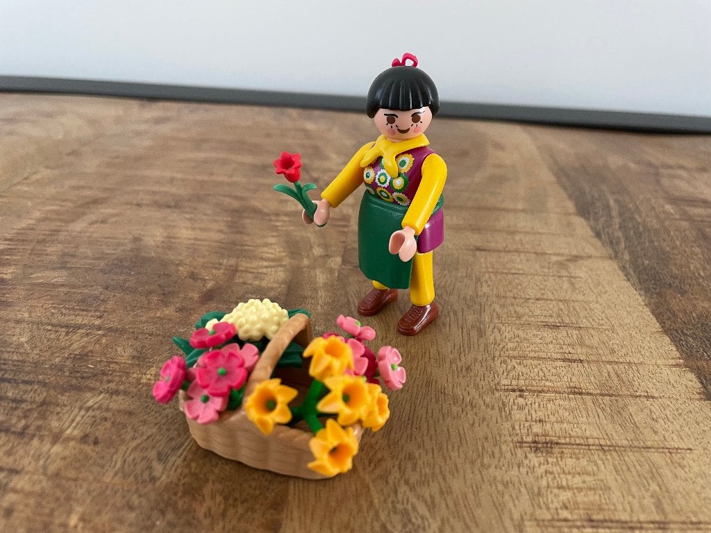 Playmobil 4597 Bloemenmeisje, Ophalen of Verzenden, Zo goed als nieuw, Complete set