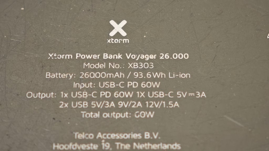Solar ook 26000mAh 60W powerbank Xtorm Voyager, Ophalen of Verzenden, Zo goed als nieuw, Xtorm