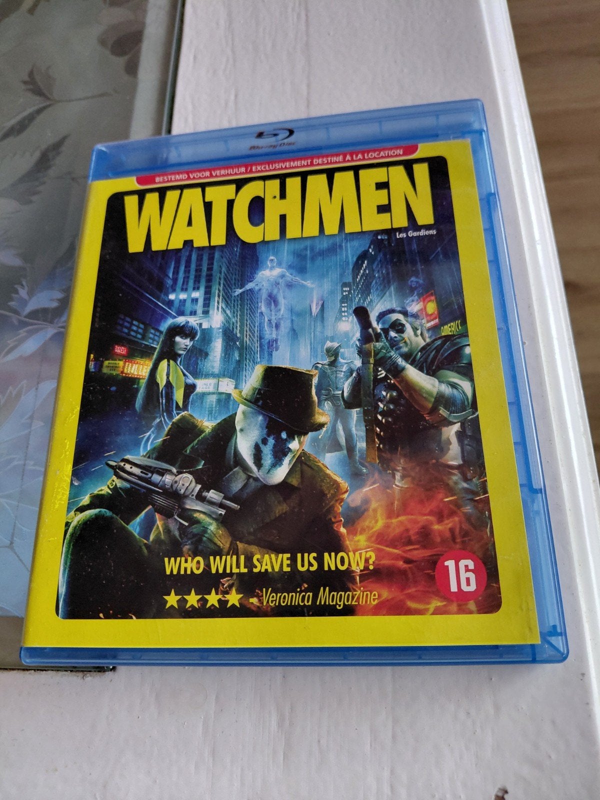 Watchmen Blu-ray. Ex-Rental Videotheek Badhoevedorp., Gebruikt, Vanaf 16 jaar, Film, Actie