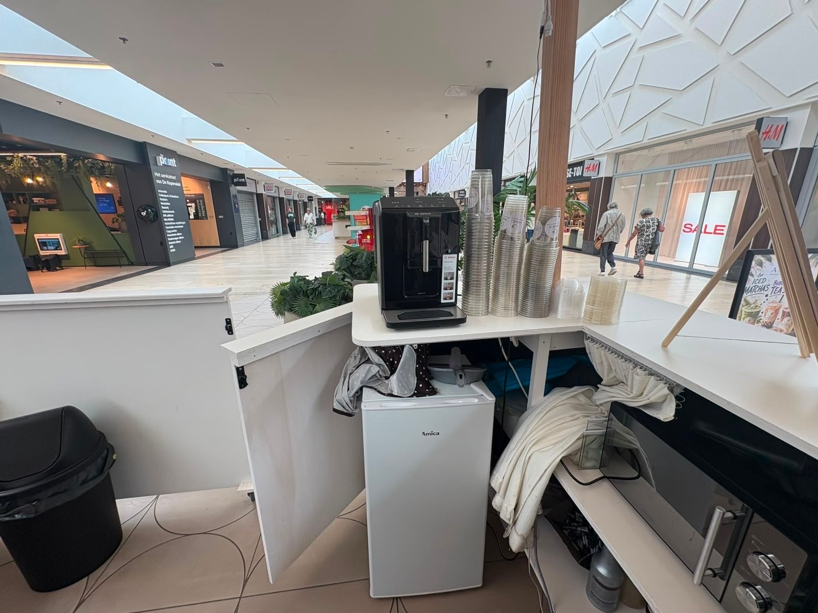 Mobiele Kiosk met Wielen en Waskraan, Ophalen of Verzenden