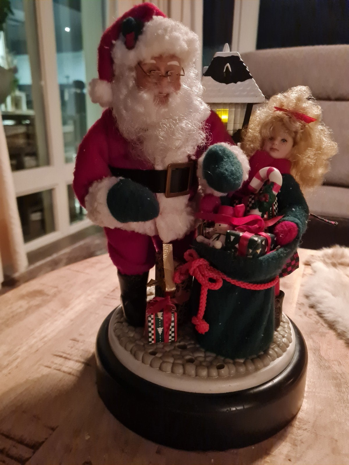 zeer mooi kerst tafereel. met muziek. 1993, Ophalen of Verzenden, Zo goed als nieuw