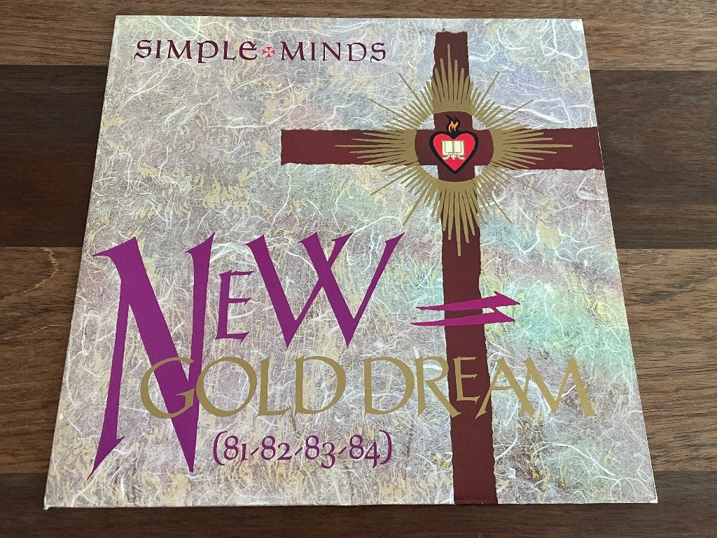 Vinyl LP Simple Minds New Gold Dream 81 82 83 84 EU 1985, LP, Gebruikt, Pop, Ophalen of Verzenden