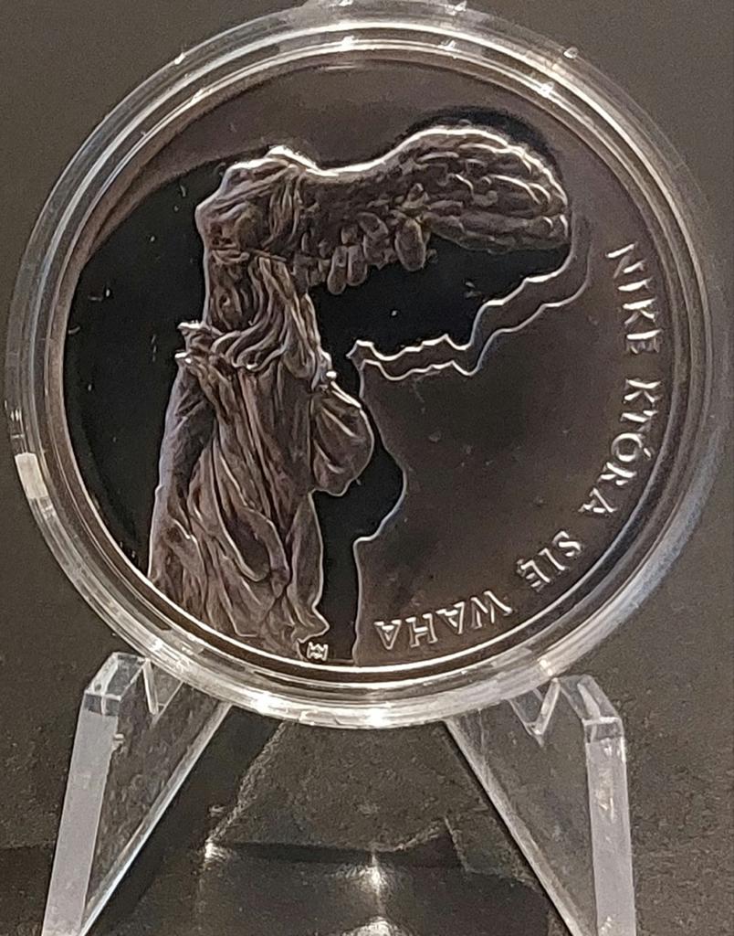 Zilveren Poolse munt 14.14 gram - Zbigniew Herbert, Verzenden