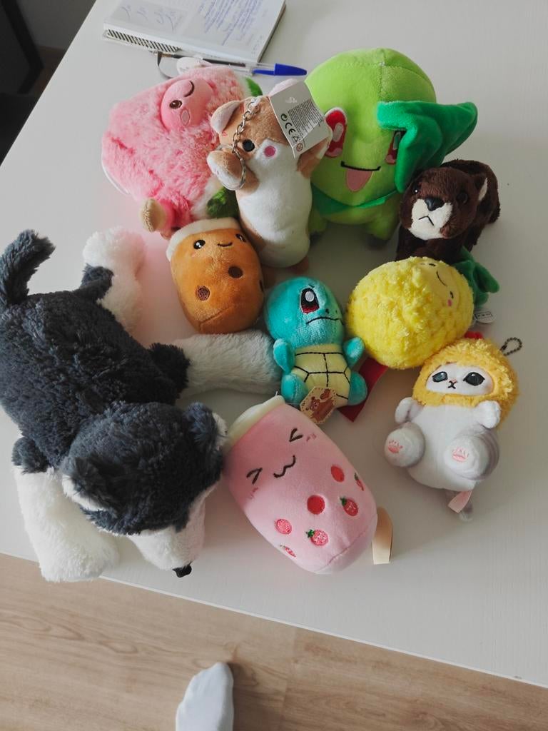 Ongebruikte kermis knuffels - diverse figuren, Ophalen of Verzenden