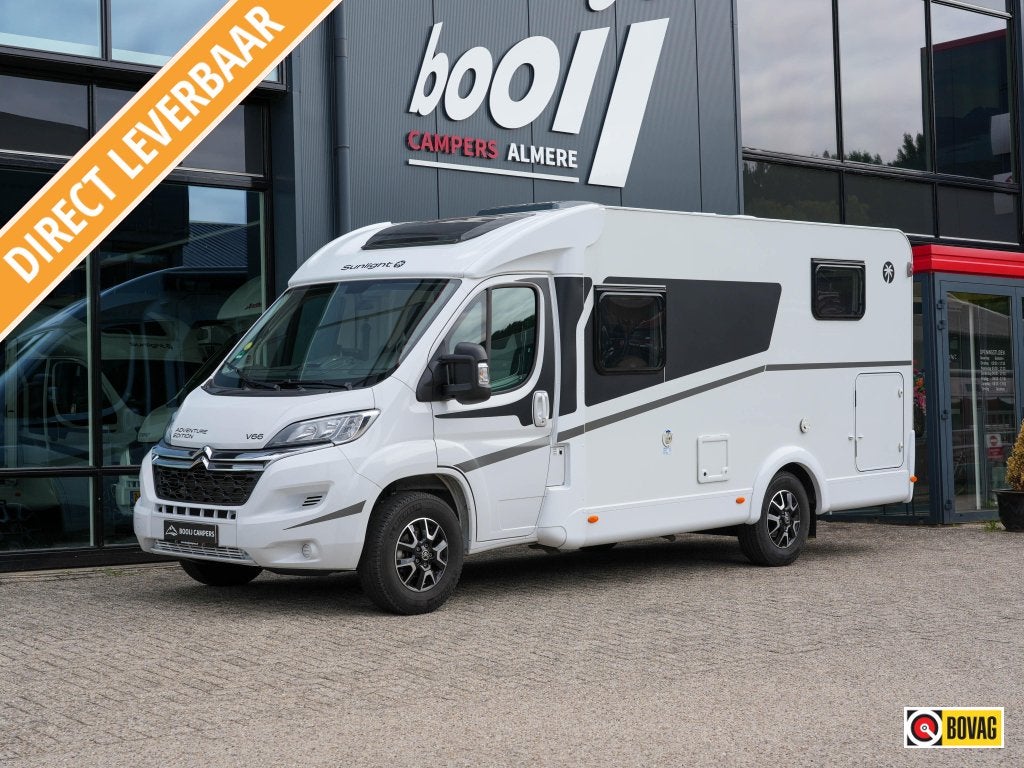 Sunlight V66 Adventure Edition, Caravans en Kamperen, Campers, Sunlight, Tot en met 2, 6 tot 7 meter, Bedrijf