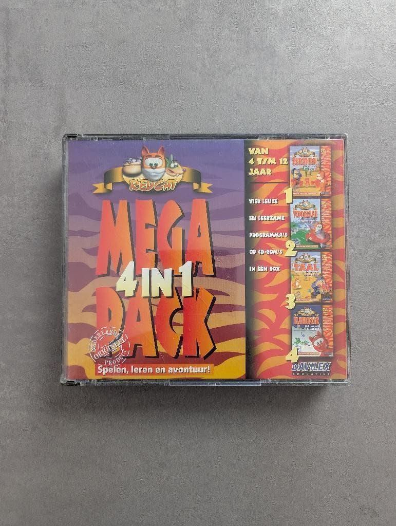 Redcat 4 in 1 mega pack PC CD-rom, Puzzel en Educatief, 1 speler, Ophalen of Verzenden, Zo goed als nieuw
