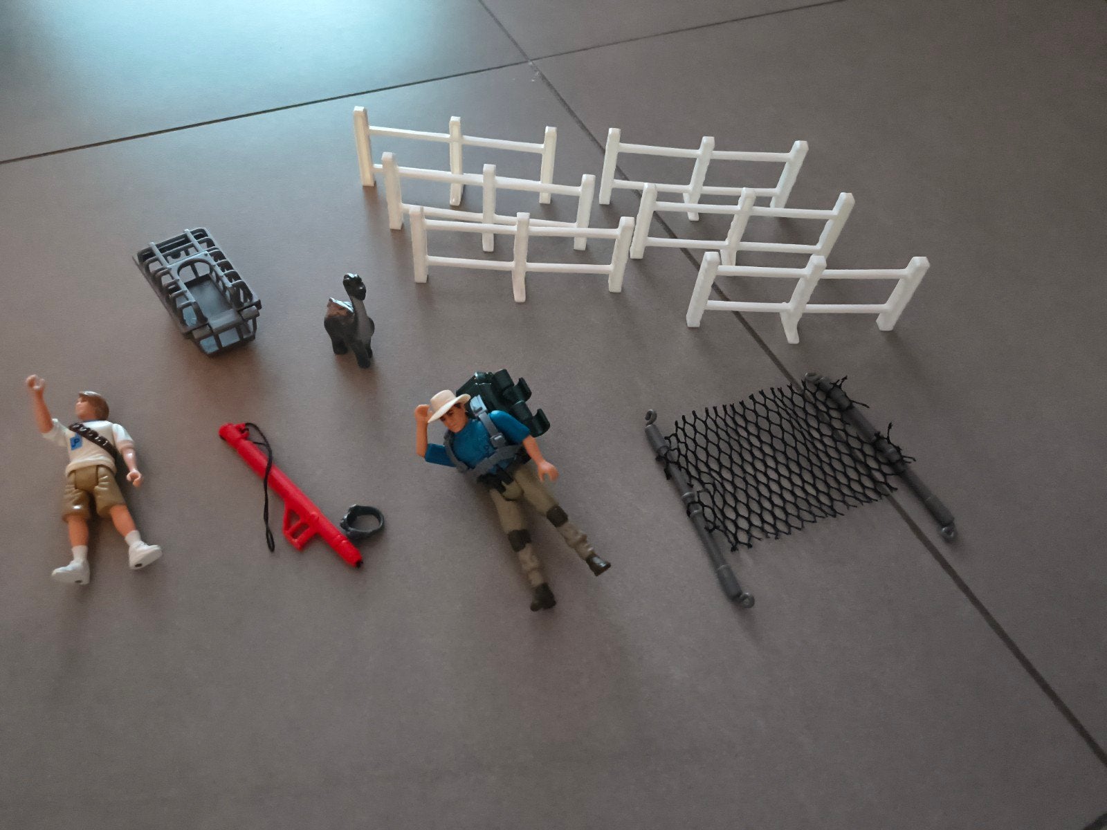 Jurassic Park Figuren & Hekken: Tim Murphy, Dr. Grant, Ophalen, Gebruikt