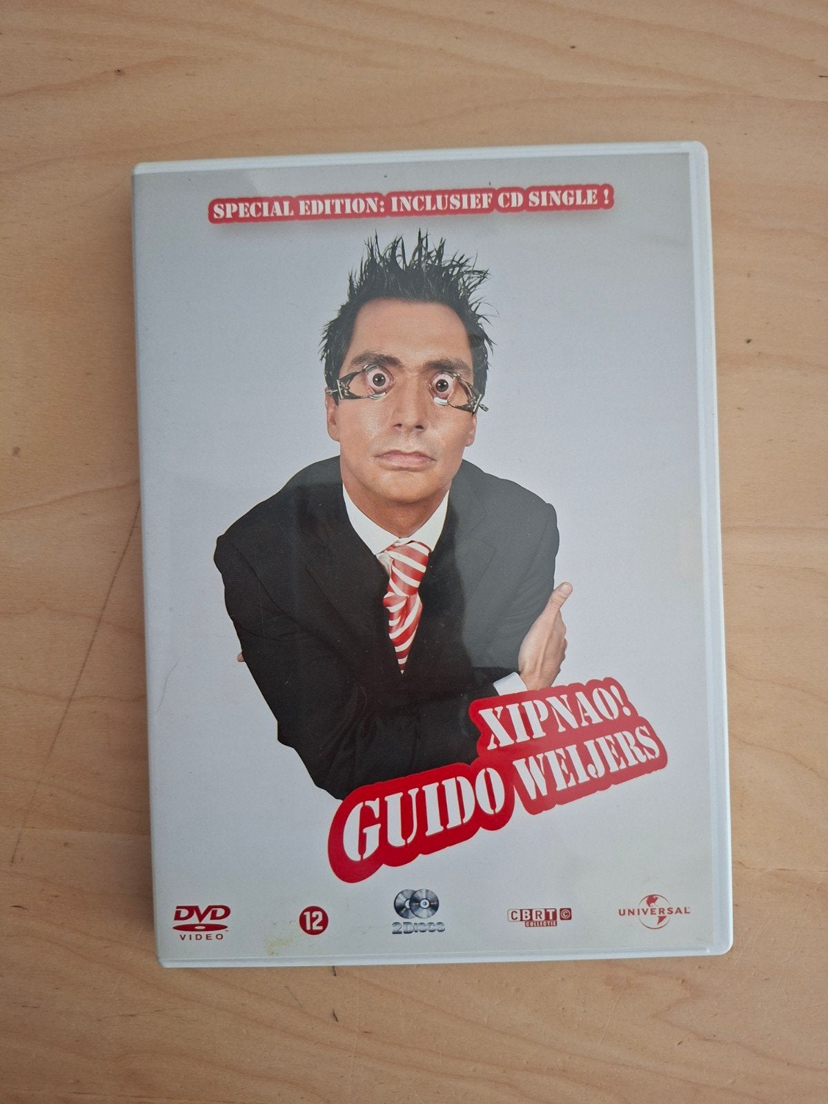 guido weijers   xipnao  speciale editie incl cd singeli, Stand-up of Theatershow, Guido Weijers, Alle leeftijden, Zo goed als nieuw