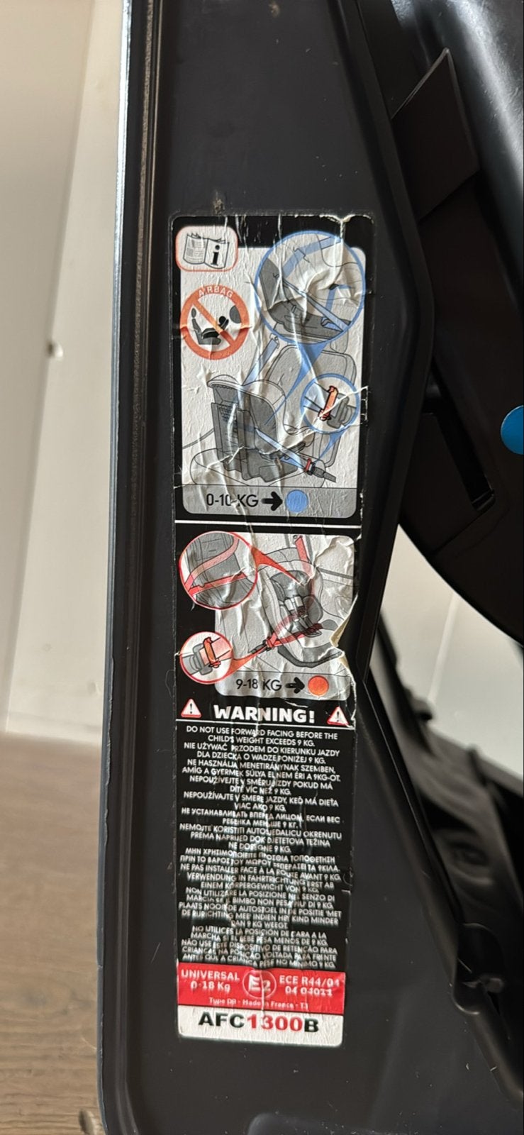 Nania autostoel 0-18 kg - Gebruikt, Kinderen en Baby's, 0 t/m 18 kg, Ophalen, Overige merken, Gebruikt