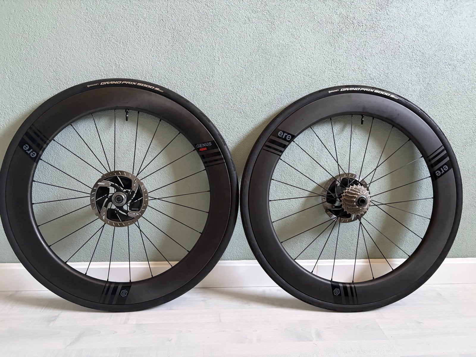 ERE Genus AE65 Carbon Wielset (11 speed), Fietsen en Brommers, Fietsonderdelen, Wiel, Ophalen of Verzenden, Zo goed als nieuw