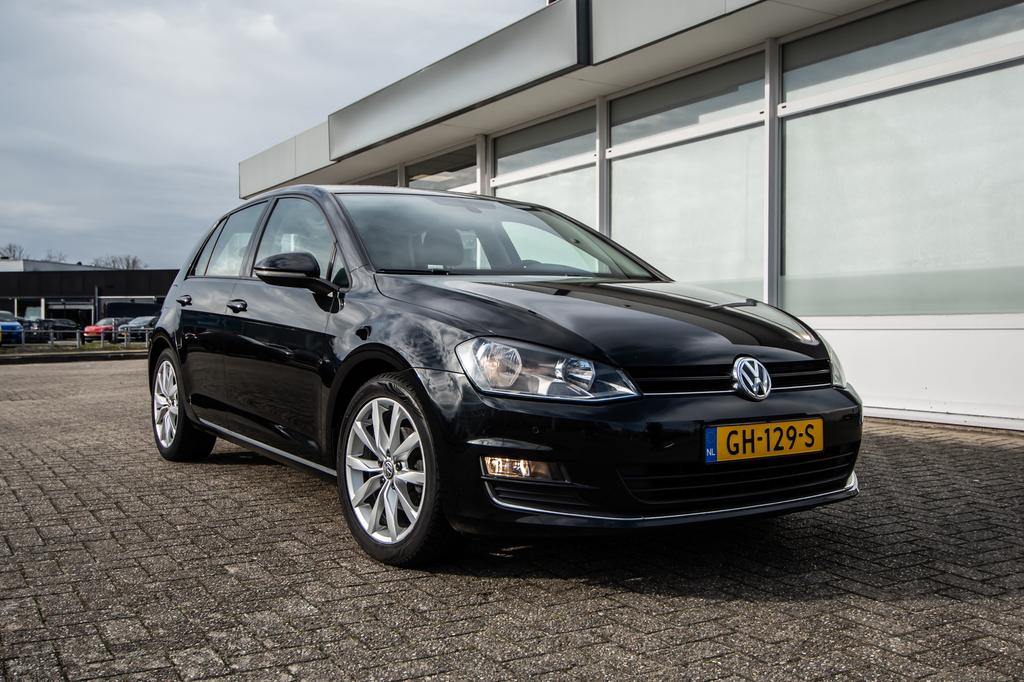 Volkswagen Golf 7 1.2 TSI 2015 | Navi | Cruise | Business |, Auto's, Voorwielaandrijving, 4 cilinders, Zwart, Origineel Nederlands