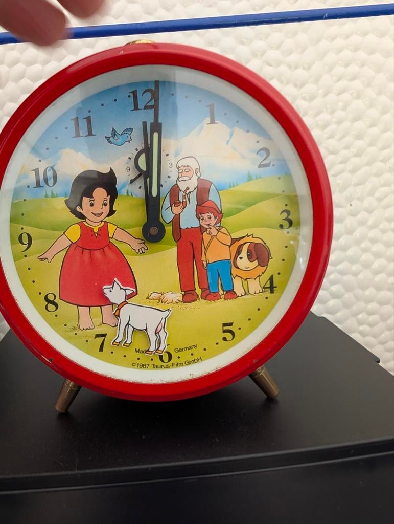 Unieke Vintage Heidi Wekker (1987) - Bewegend Schaapje, Ophalen of Verzenden