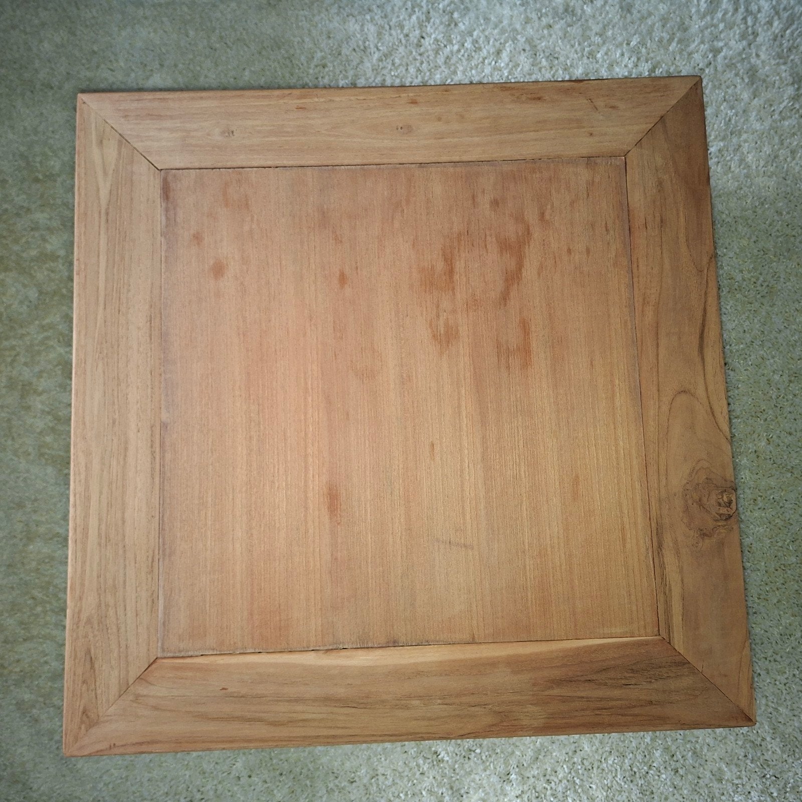 Opiumtafel 80x80x39 cm, Oosters, Koloniaal, Gebruikt, 50 tot 100 cm, Vierkant