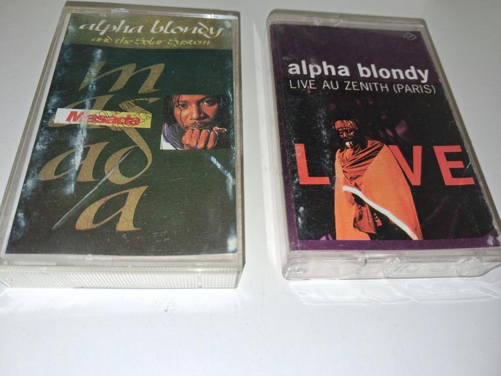 Alpha Blondy - Live Au Zenith & Masada (2 Cassettes), Cd's en Dvd's, Gebruikt, Wereldmuziek, EMI, Origineel