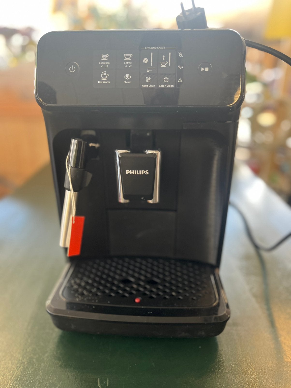 Koffe machine, Witgoed en Apparatuur, Koffiezetapparaten, Zo goed als nieuw, Koffiebonen, Espresso apparaat, Stoompijpje, Ophalen