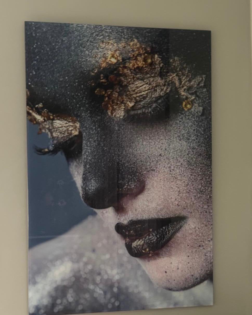 Super mooi glasschilderij 120 x 80 cm, Huis en Inrichting, Ophalen, Zo goed als nieuw, 100 tot 125 cm, Schilderij