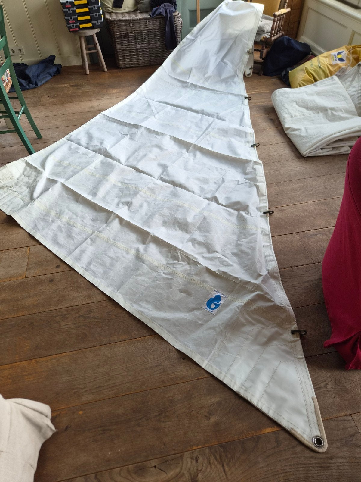 Stormfok voor Marieholm IF - De Vries Lemmer (z.g.a.n.), 6 meter of meer, Ophalen of Verzenden, Zo goed als nieuw, Minder dan 15 m²