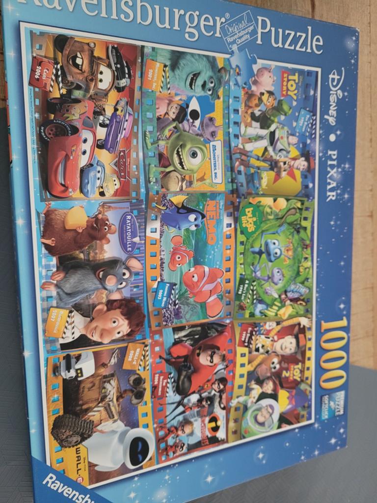 Disney puzzel 1000 stukjes, Ophalen of Verzenden, 500 t/m 1500 stukjes, Zo goed als nieuw