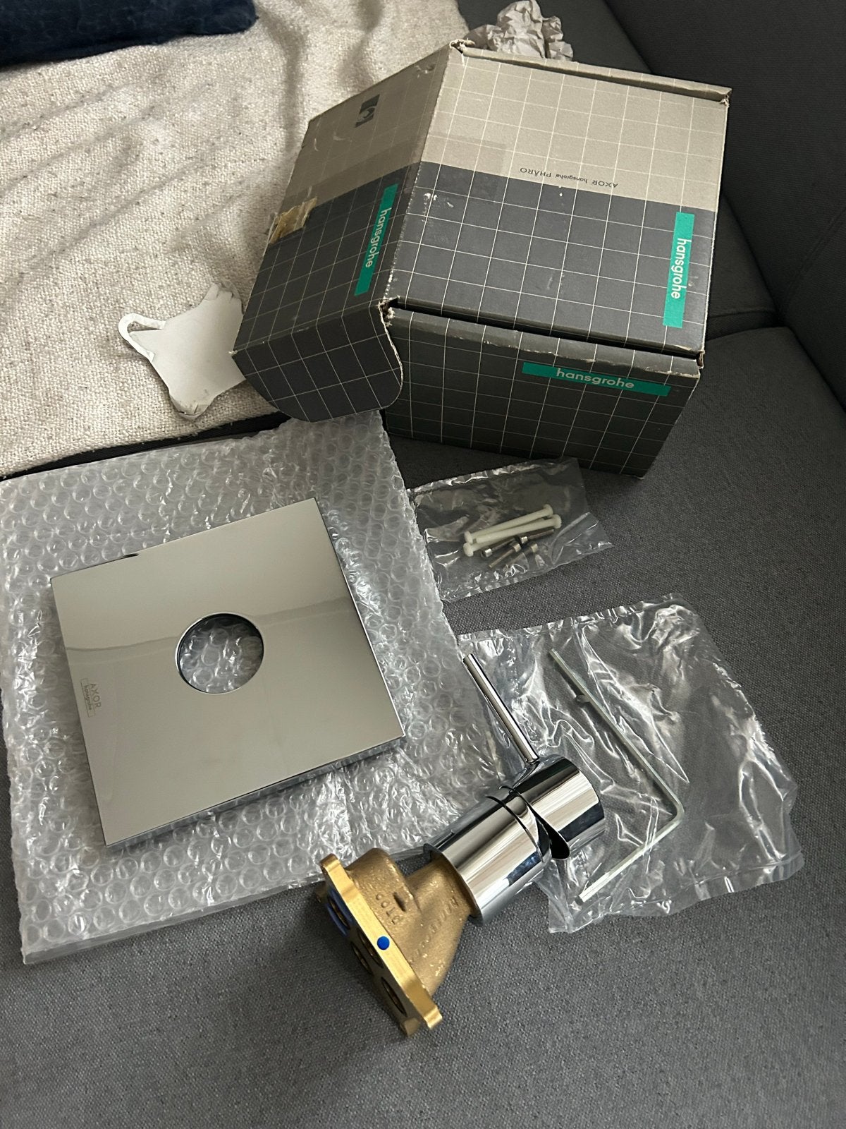 AXOR Starck X afbouwdeel  inbouwdouchekraan 10645000- Nieuw, Ophalen of Verzenden, Nieuw, Chroom, Kraan