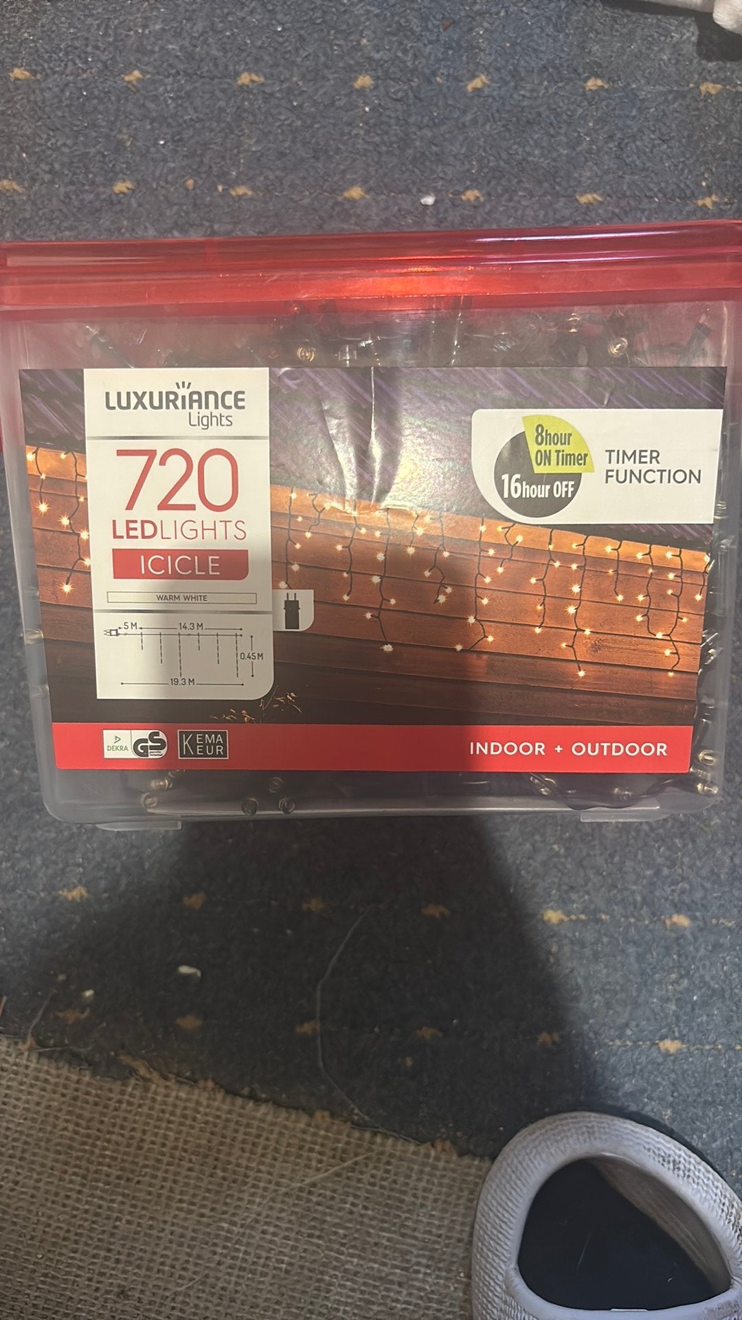 Kerst verlichting zwart en zilver, Ophalen of Verzenden, Nieuw