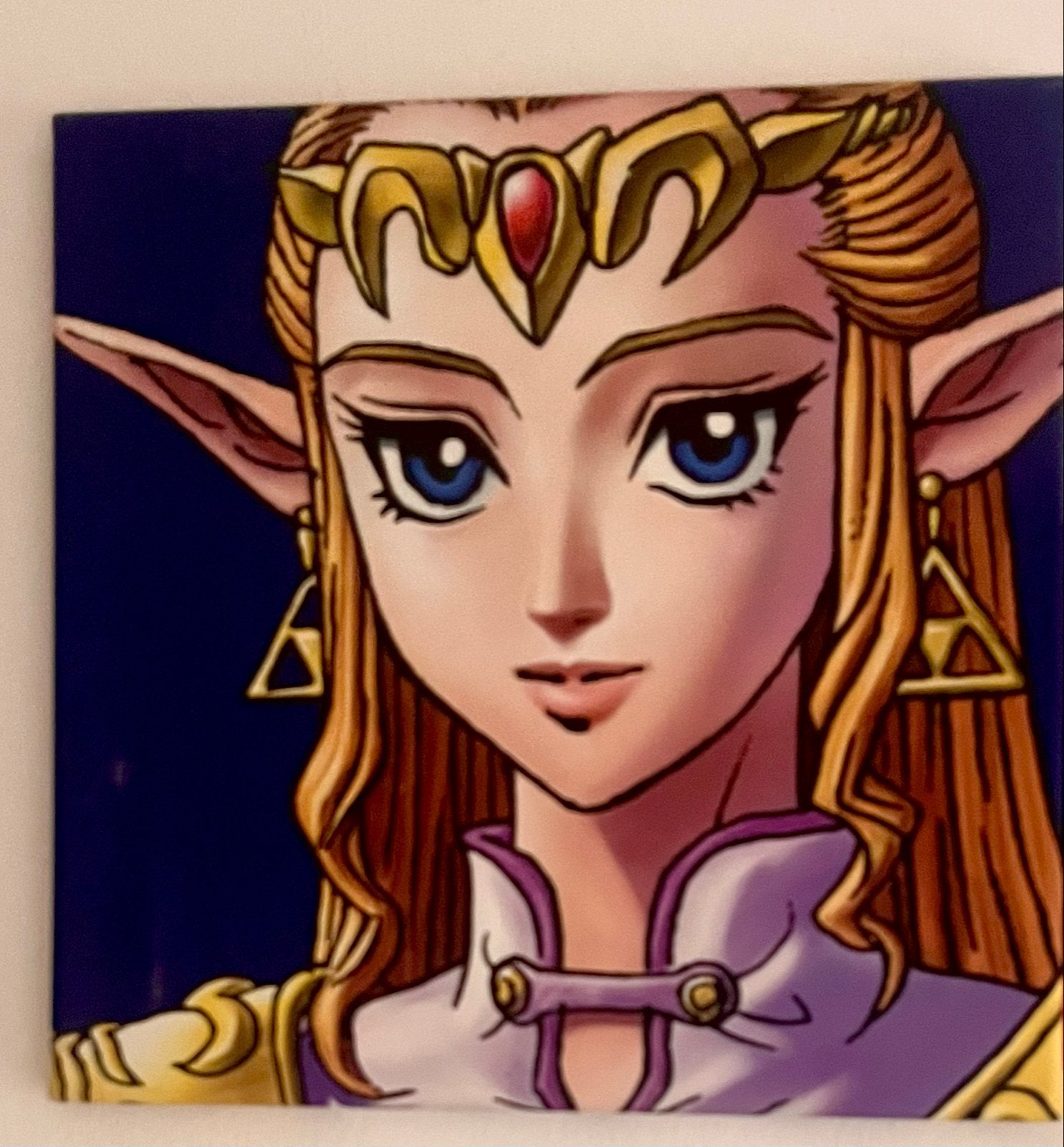 Zelda Canvas Schilderij 40x40 cm - The Legend of Zelda, Minder dan 50 cm, Nieuw, Ophalen of Verzenden, Schilderij