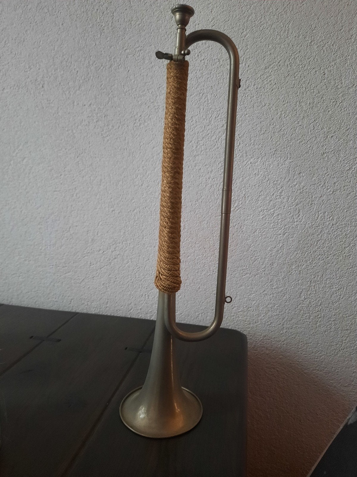 Antieke Bugel / Trompet - Decoratief Muziekinstrument, Ophalen of Verzenden, Gebruikt, Overige typen