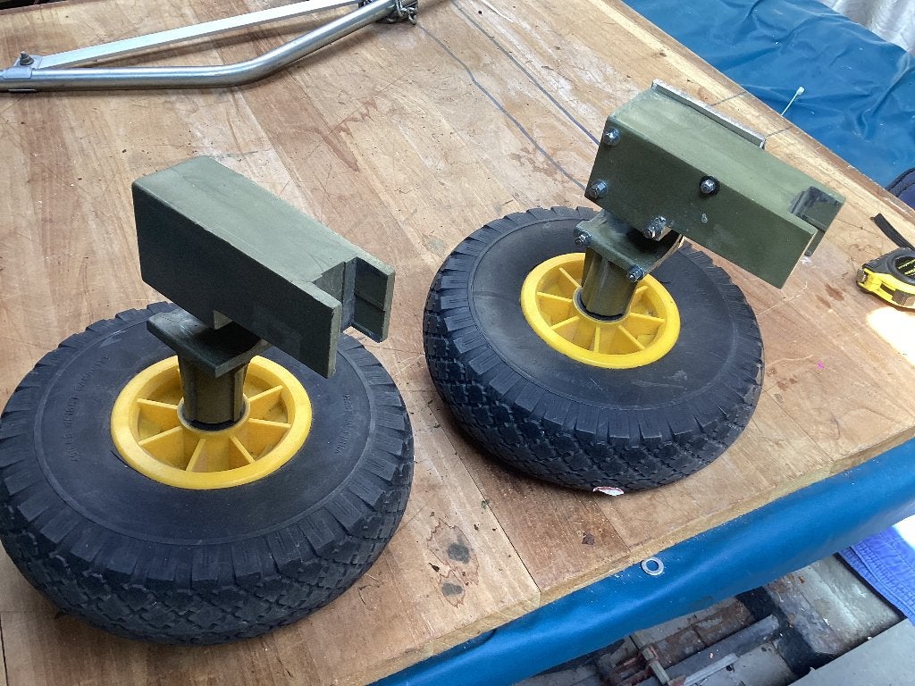Fix2 wielen viskist, Watersport en Boten, Ophalen, Gebruikt, Koffer of Tas