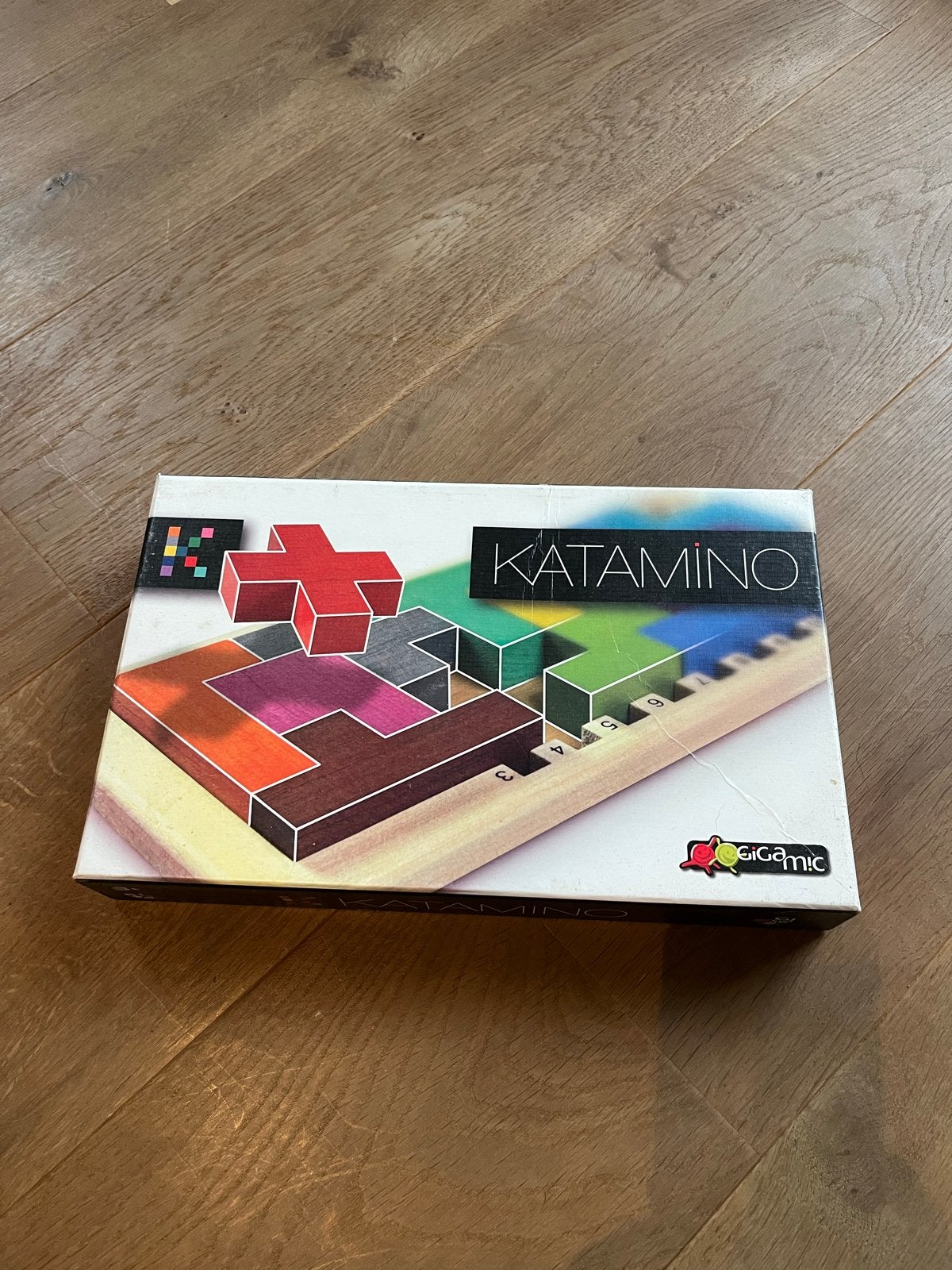 Katamino puzzelspel van Gigamic - Beetje gebruikt, Ophalen of Verzenden, Gebruikt