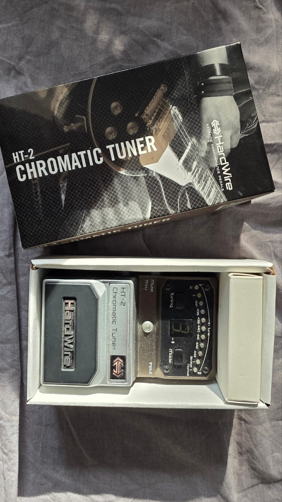 HardWire HT-2 Chromatic Tuner Gitaar Pedaal, Muziek en Instrumenten, Ophalen of Verzenden, Zo goed als nieuw, Overige typen