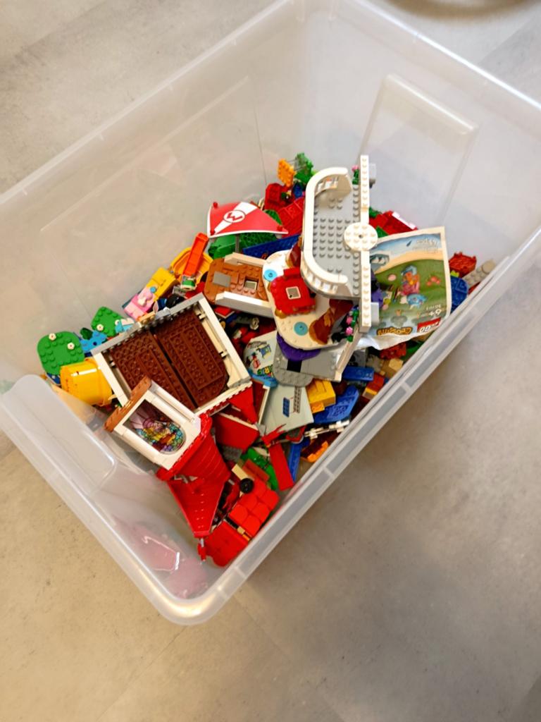 Hele grote bak vol mario lego!, Ophalen, Overige thema's, Lego, Zo goed als nieuw