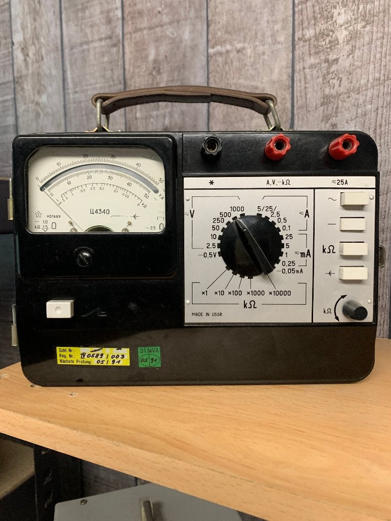 analog multimeter, Ophalen of Verzenden, Gebruikt