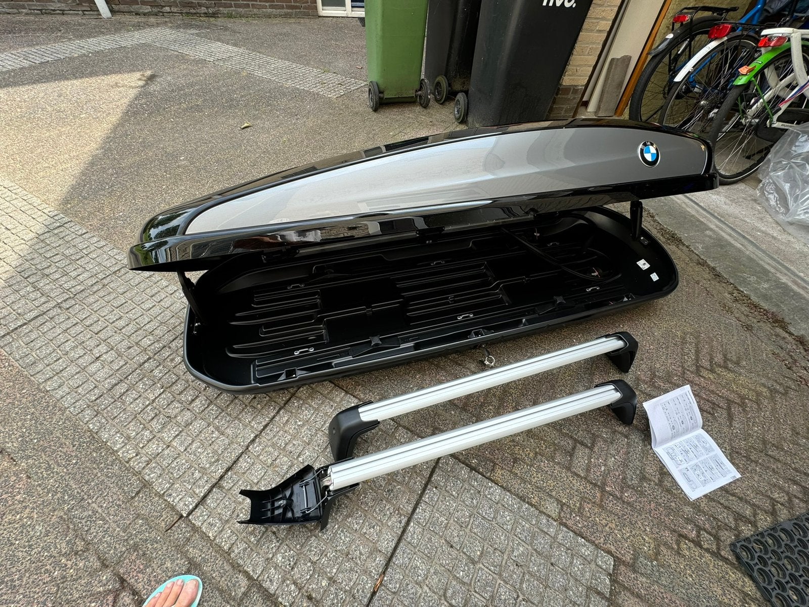 BMW dakkoffer met dakdragers BMW 1., Auto diversen, Dakkoffers, Ophalen, Zo goed als nieuw