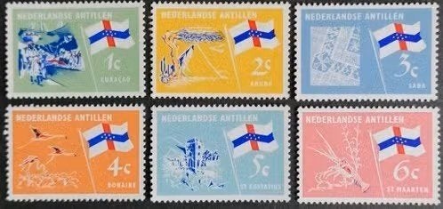 Nederlandse Antillen 1965 -nvph 358-363 - Eilanden  postfris, Ophalen of Verzenden, Postfris