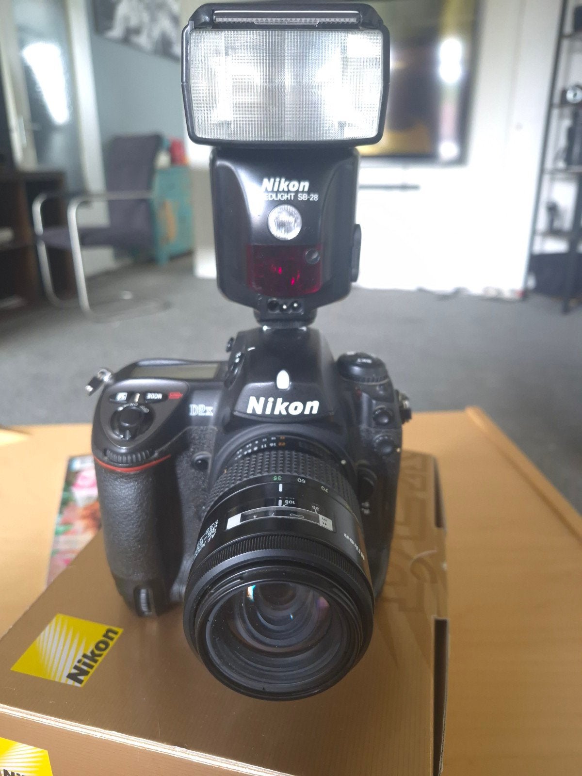 Professionele Nikon D2X compleet pakket, Audio, Tv en Foto, Fotografie | Flitsers, Ophalen of Verzenden, Zo goed als nieuw, Nikon
