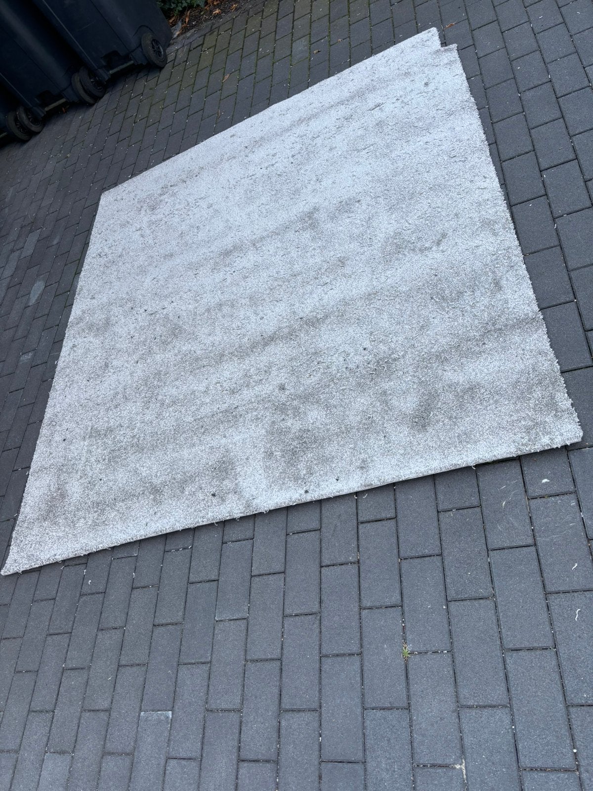 Leetsdale tapijt grey 200x190cm, Ophalen, Zo goed als nieuw