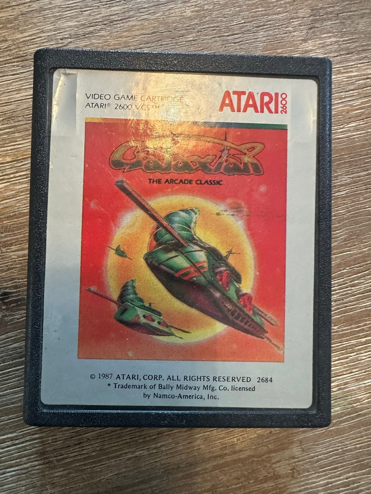 Atari 2600 Galaxian (1987) - Arcade Klassieker, Spelcomputers en Games, Games | Atari, Gebruikt, Shooter, 1 speler, Ophalen of Verzenden