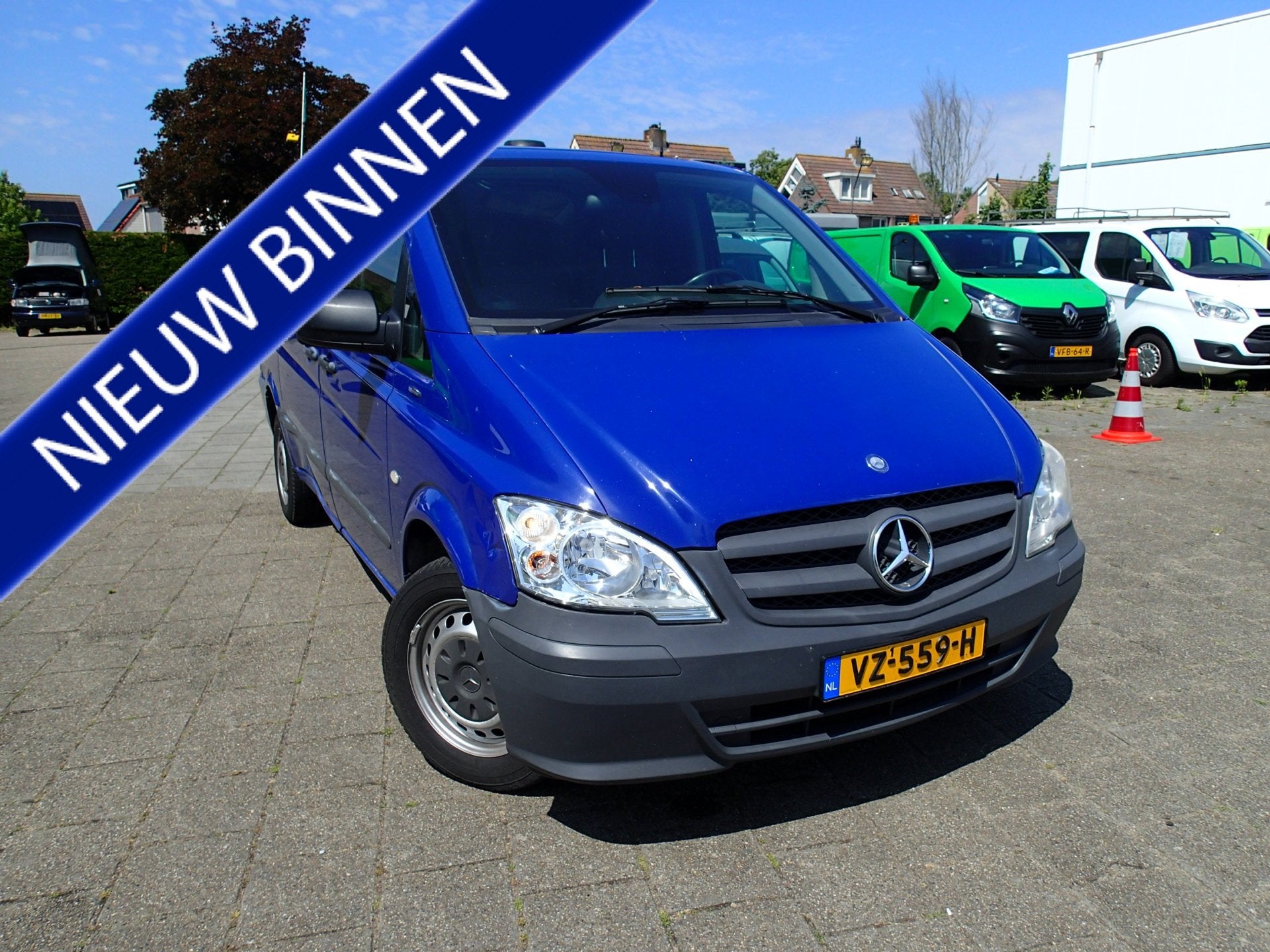 Mercedes-Benz Vito 113 CDI 320 Lang BTW EN BPM VRIJ MARGE AU, Euro 5, Gebruikt, 4 cilinders, Blauw