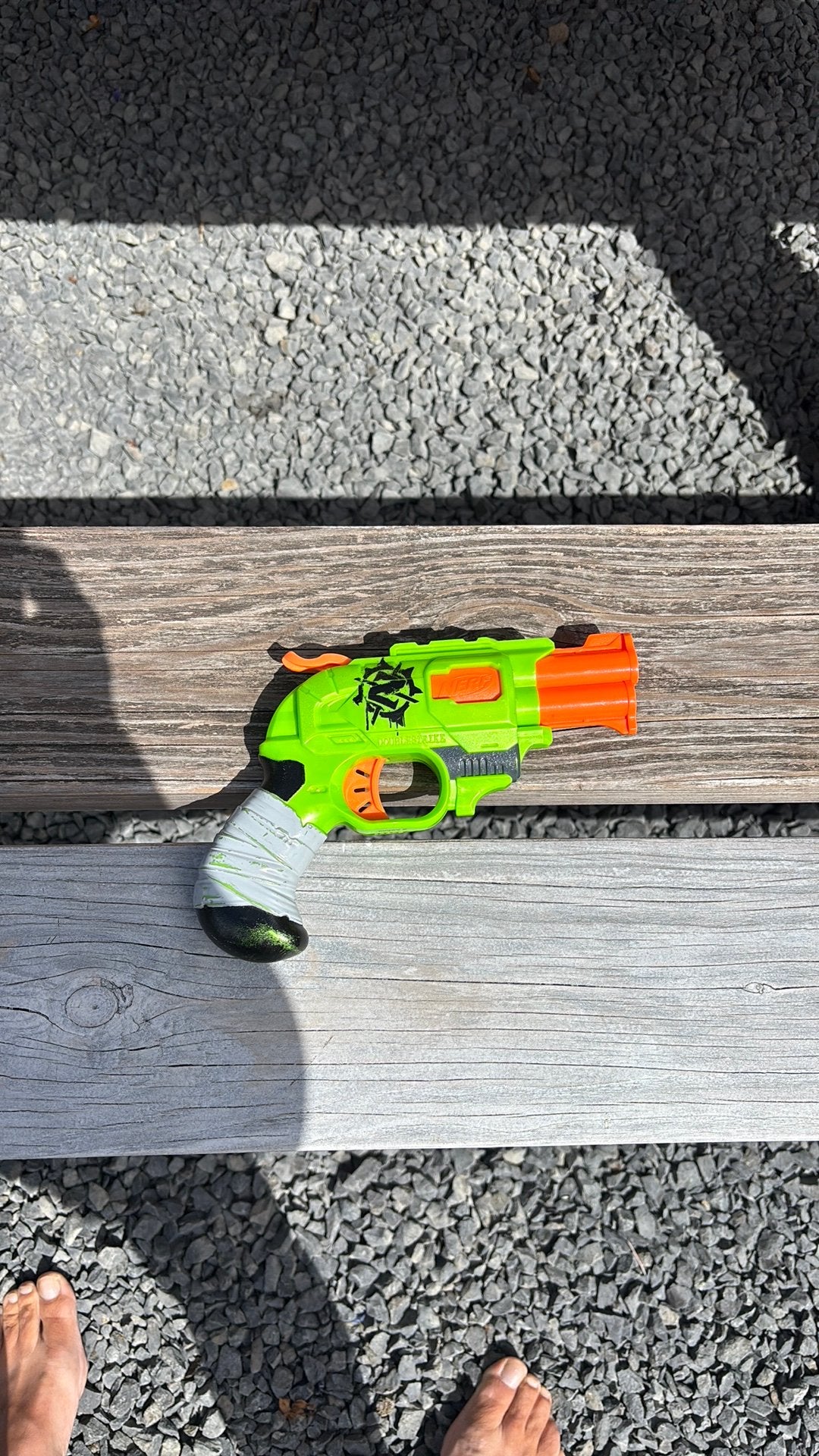 Nerf doublestrike, Kinderen en Baby's, Ophalen, Gebruikt