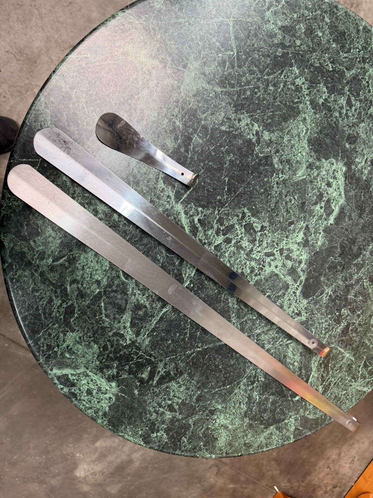 3 RVS SCHOENLEPELS – EXTRA LANGE METALEN SCHOENLEPEL – SET, Ophalen, Nieuw