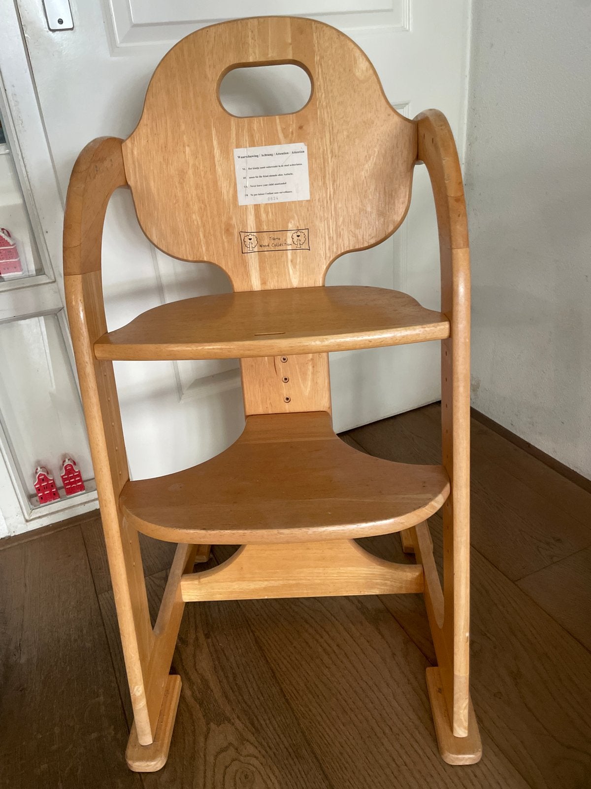 IKEA kinderstoel, meegroeistoel van hout, Kinderen en Baby's, Ophalen, Gebruikt, Meegroeistoel, Aanschuifbaar