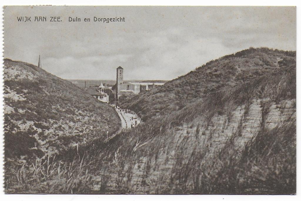 Wijk aan Zee Duin en Dorpsgezicht ansichtkaart B8134 (1931), Ophalen of Verzenden, 1920 tot 1940, Gelopen, Noord-Holland