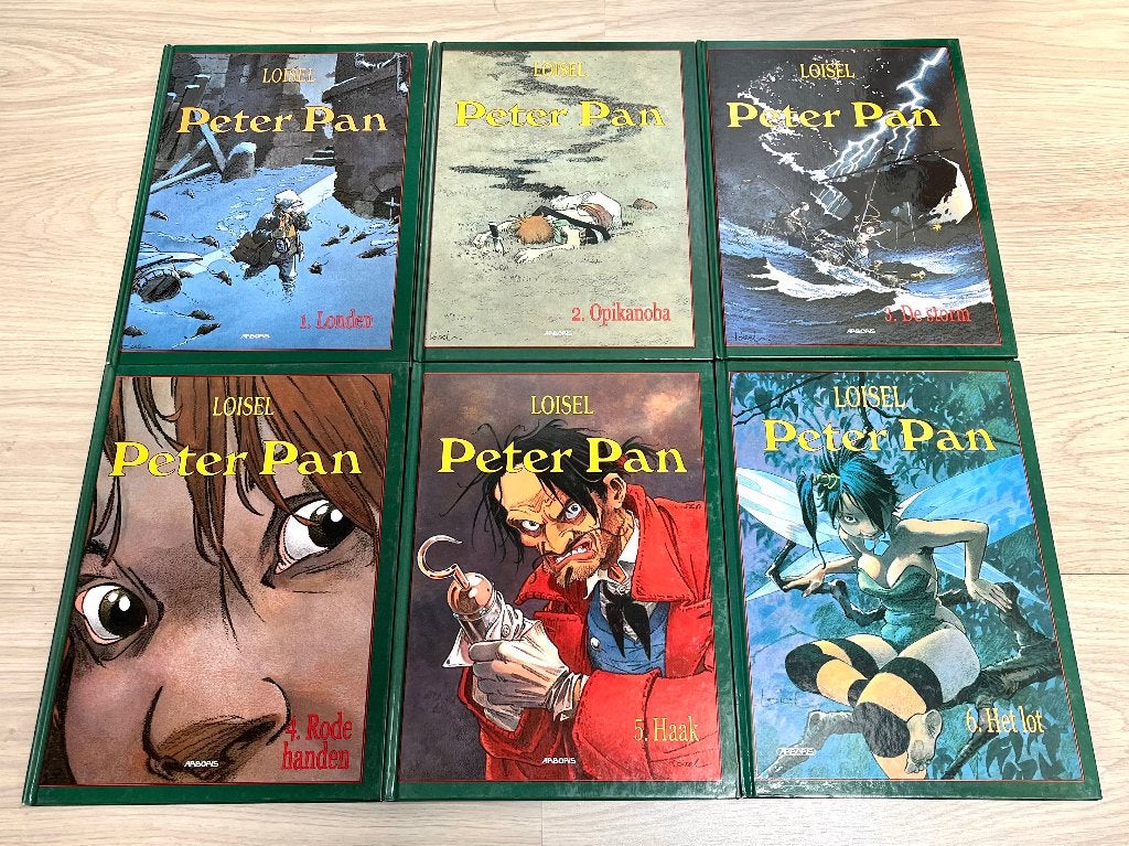 Loisel - Peter Pan - hardcovers complete reeks, Complete serie of reeks, Ophalen of Verzenden, Gelezen, Régis Loisel
