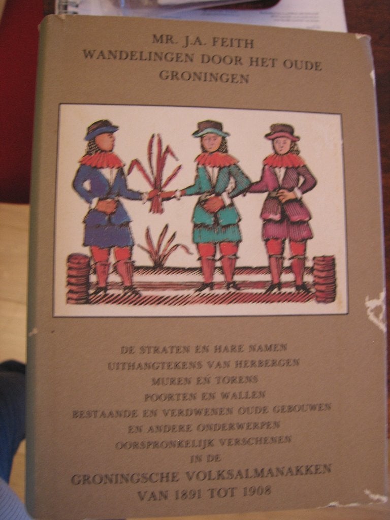 Wandelingen door het oude Groningen. Feith, Ophalen of Verzenden, Zo goed als nieuw