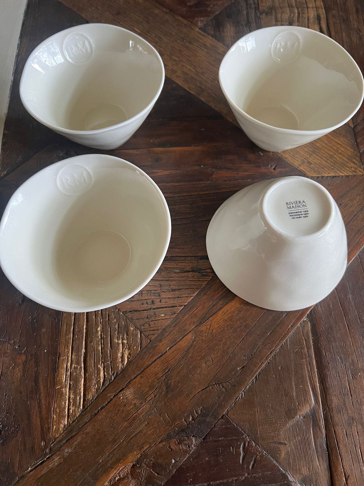 Rivièra maison schaaltjes, Huis en Inrichting, Keuken | Servies, Gebruikt, Ophalen of Verzenden, Overige stijlen, Glas